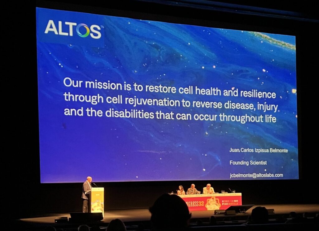 Altos Labs’ Juan Carlos Izpisúa Belmonte, PhD, addresses ESGCT 2025.