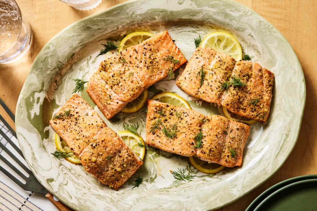 Baked Lemon-Pepper Salmon