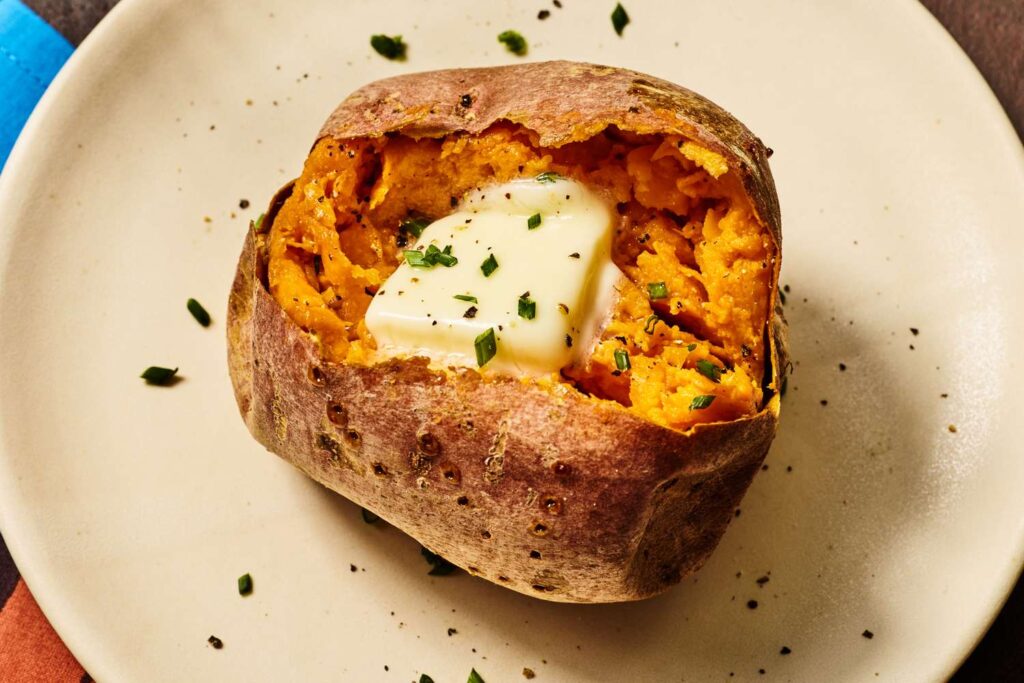 How to Bake a Sweet Potato