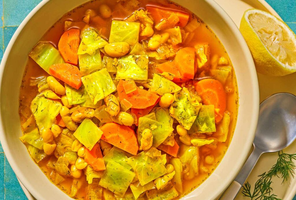 Lemon-Turmeric Cabbage & White Bean Soup Lemon-Turmeric Cabbage & White Bean Soup