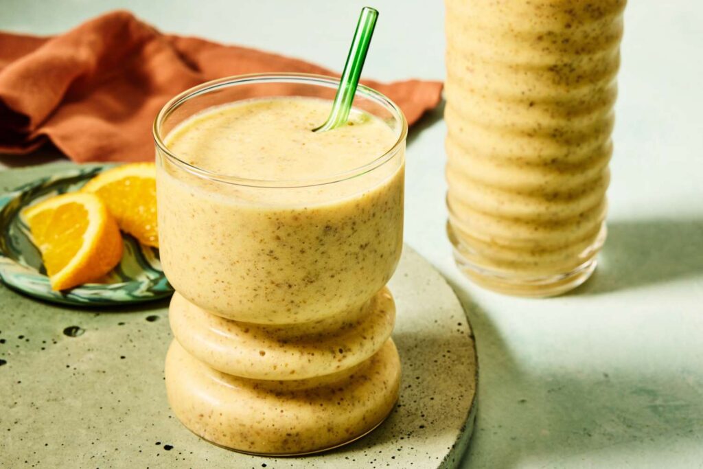 Orange-Peach Chia Seed Smoothie
