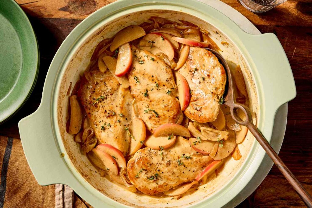 Creamy Skillet Chicken with Apples