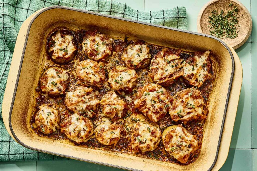 French-Onion Melting Potatoes