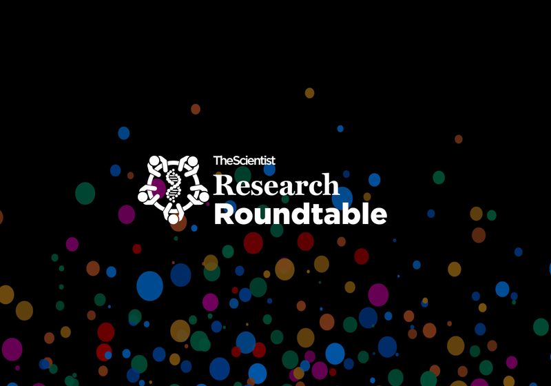 Research Roundtable: The Evolving World of Spatial Biology Image of a woman with her hands across her stomach. She has a look of discomfort on her face. There is a blown up image of her stomach next to her and it has colorful butterflies and gut bacteria all swarming within the gut.